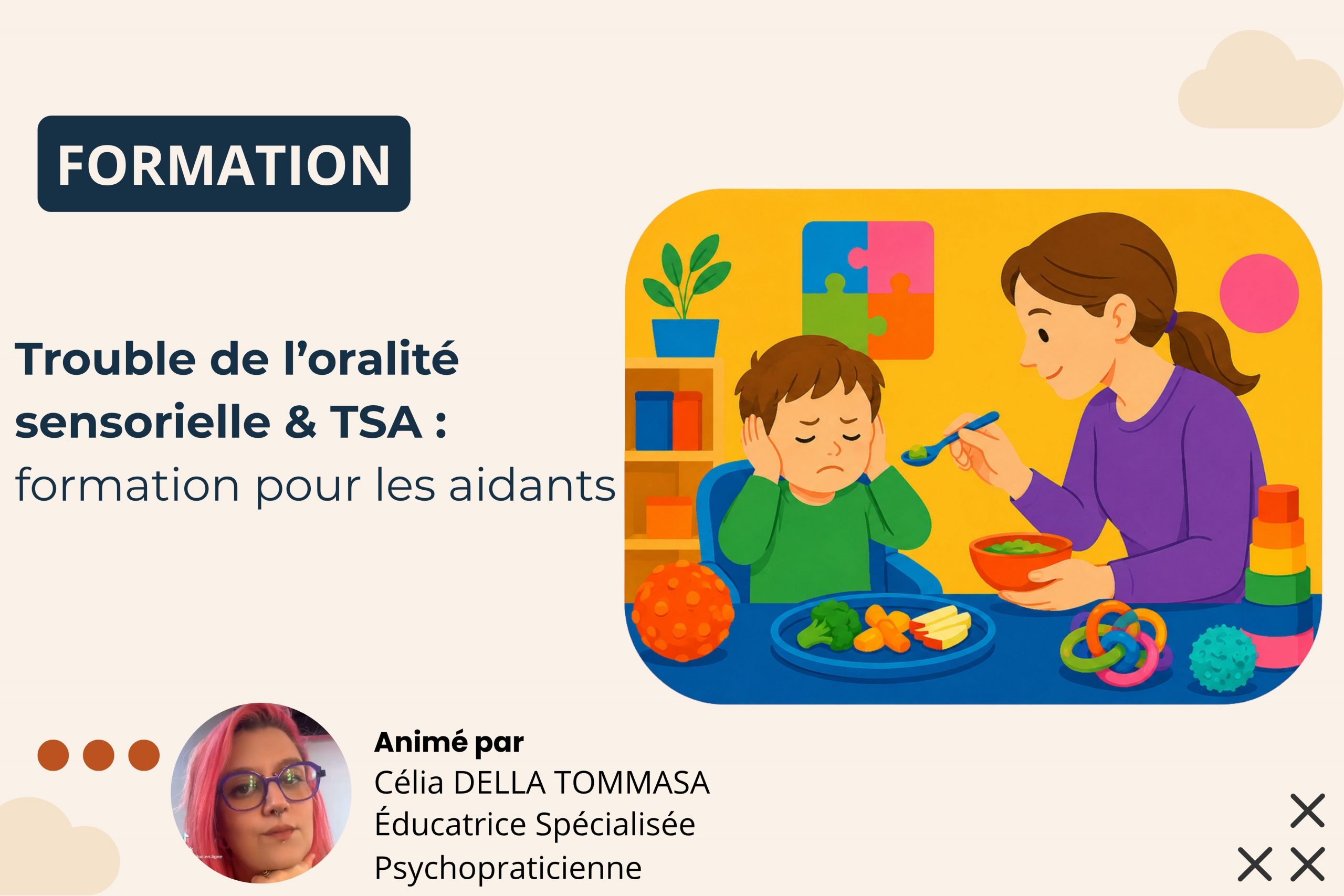 Troubles de l&rsquo;oralité sensorielle & TSA